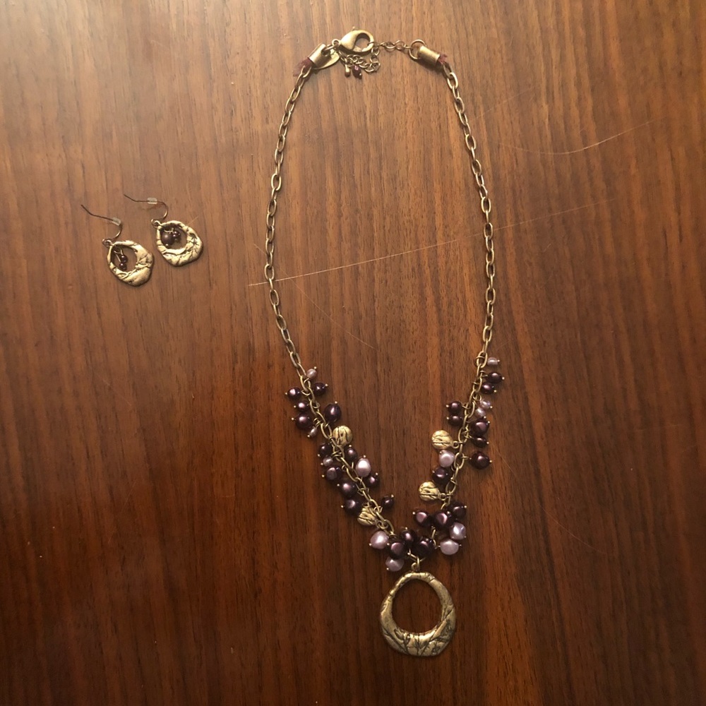 Coldwater Creek Necklace & Earrings